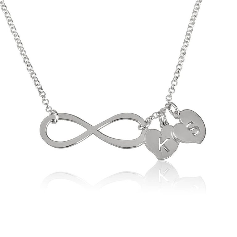 Infinity Necklace with Initials