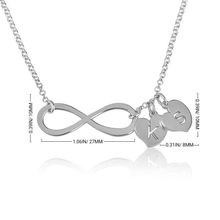 Infinity Necklace with Initials