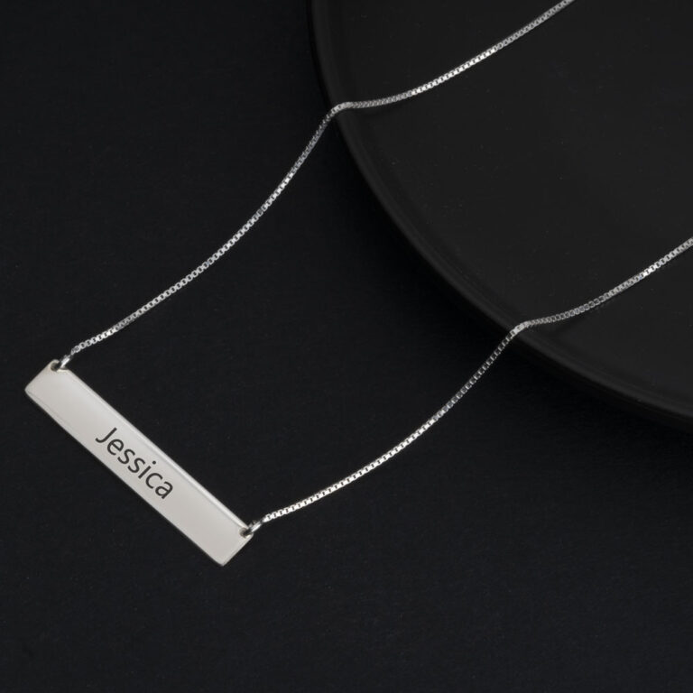 Personalized Bar Necklace