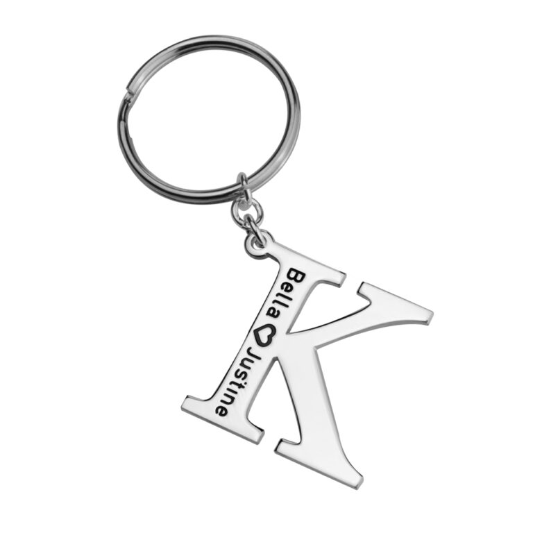 Personalized Initial keychain