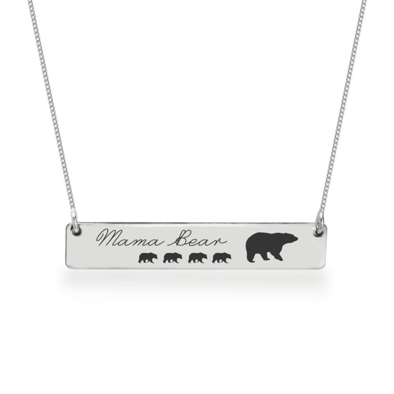 Personalized Mama Bear Necklace