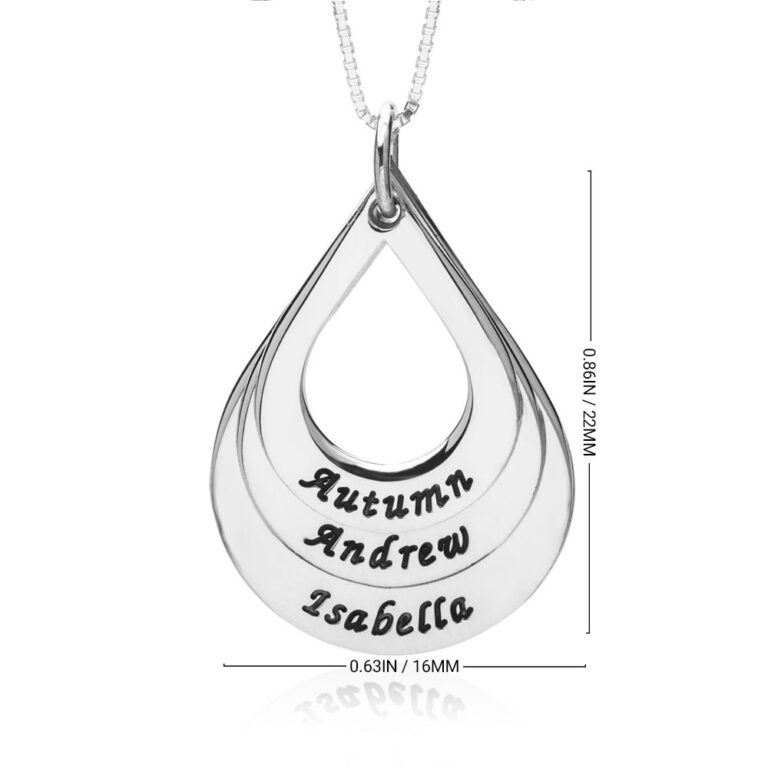 Teardrop Mother Necklace