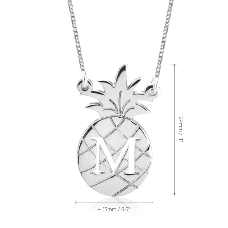 Personalized Pineapple Necklace