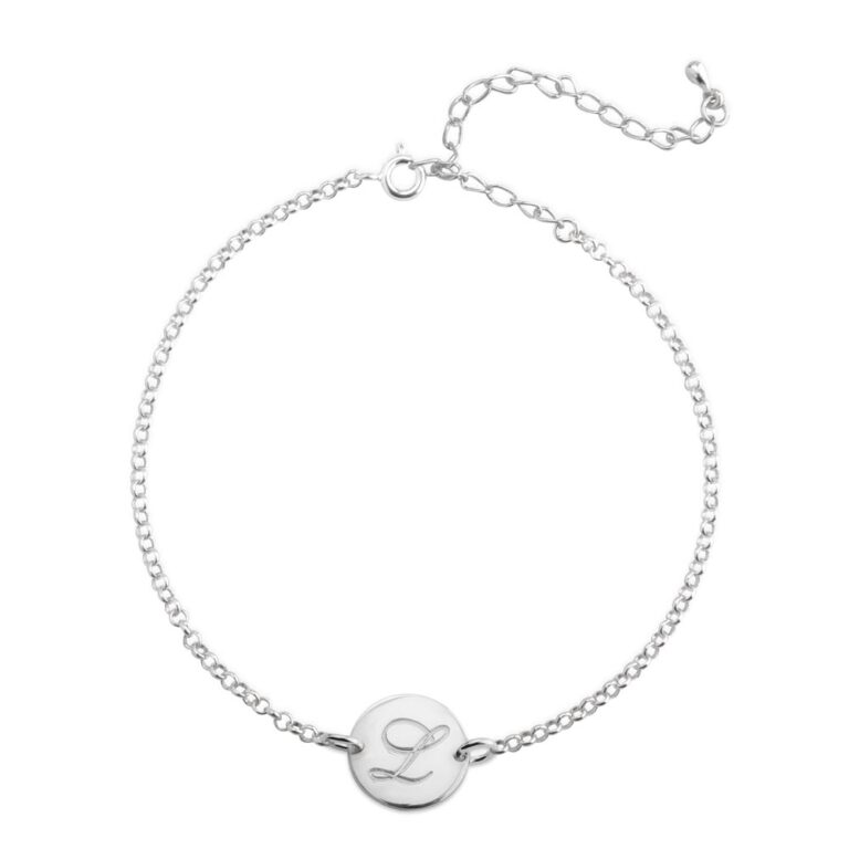 Large Initial Anklet