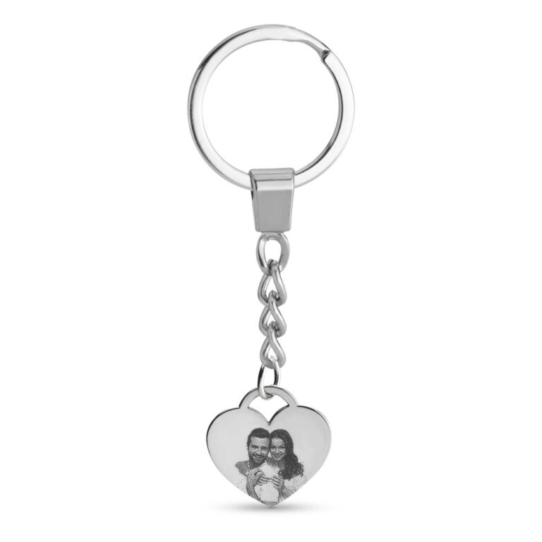 Heart Picture Keychain