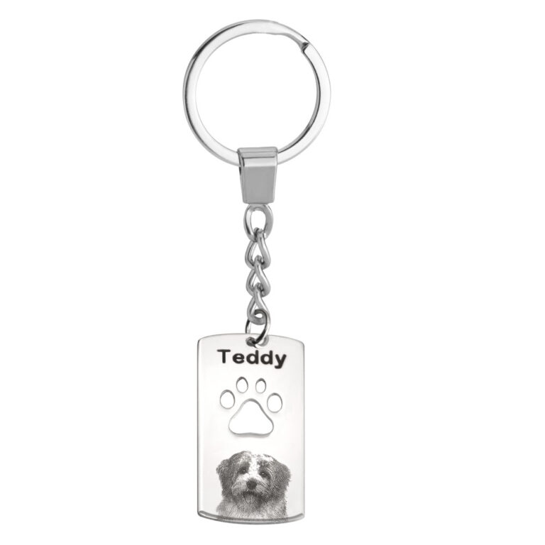 Dog Picture Keychain