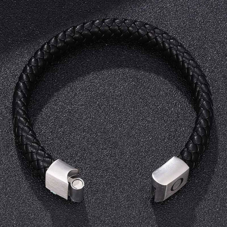 Mens Black Bracelet