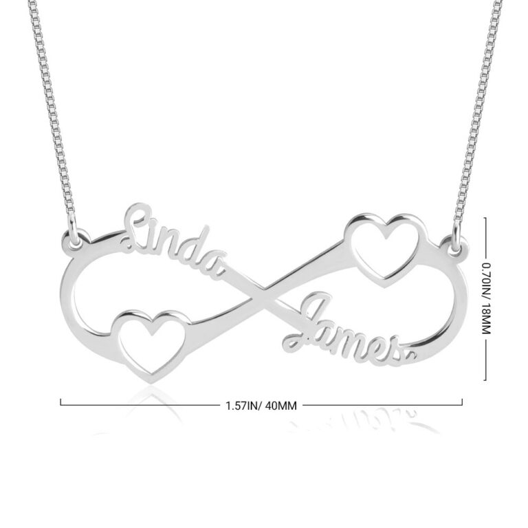 Infinity Love Pendant Necklace