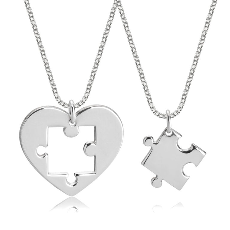 Heart Puzzle Necklace