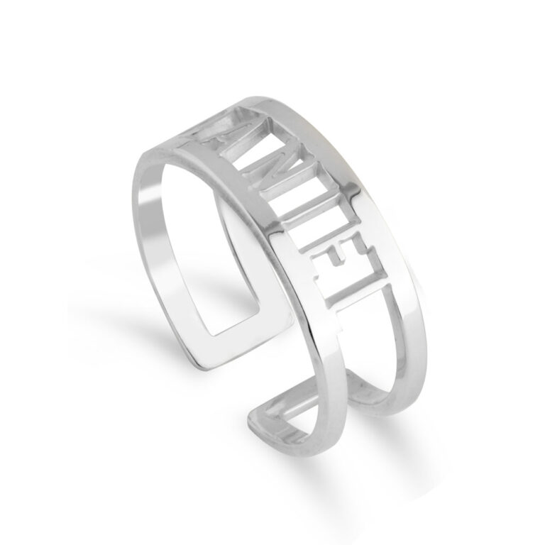 Cut Out Personalized Ring