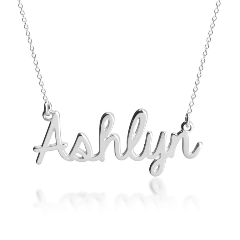 Bold Cursive Name Necklace