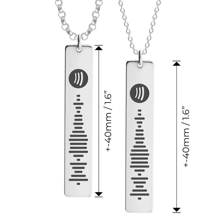 Matching Spotify Necklaces For Couples