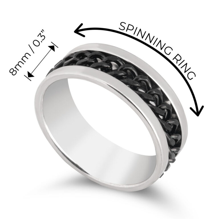 Spinning Fidget Ring For Men