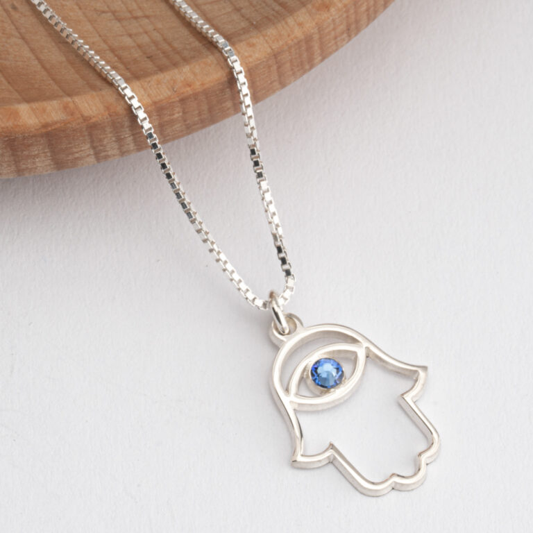 Hamsa Evil Eye Necklace