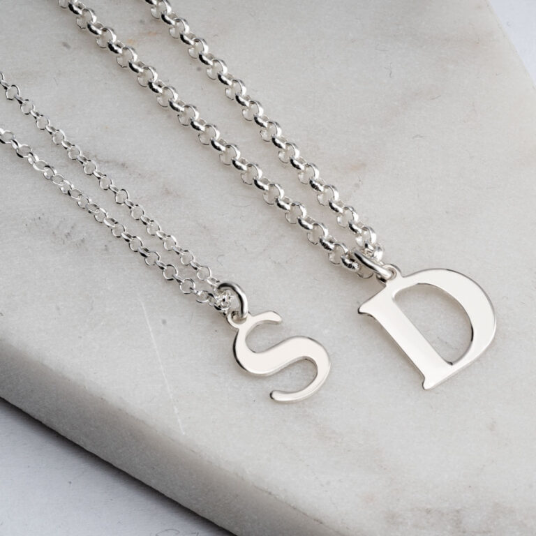 Initial Necklaces for Couples