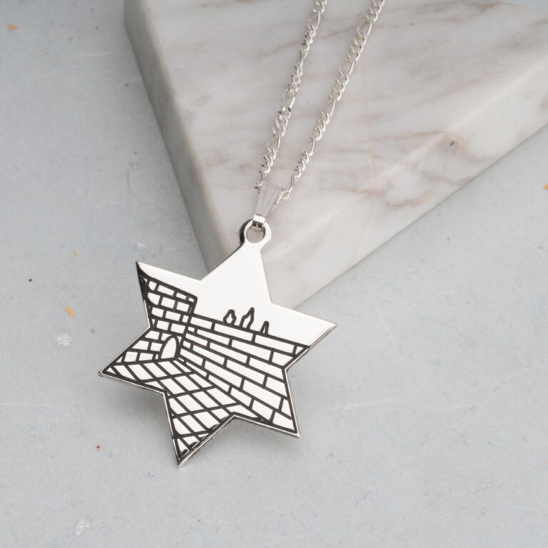 Star of David Jerusalem Walls Necklace