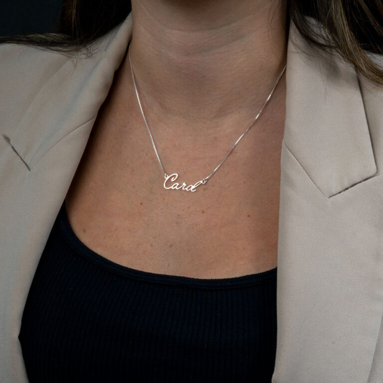 Modern Calligraphy Name Necklace