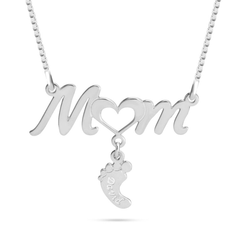 Baby Foot Necklace for Mom
