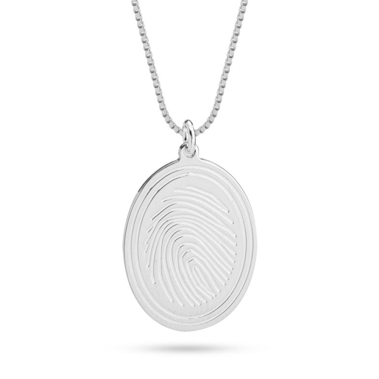 Fingerprint Pendant Necklace