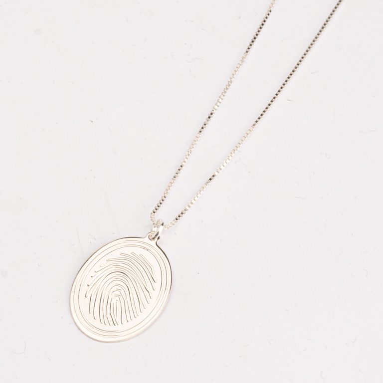 Fingerprint Pendant Necklace