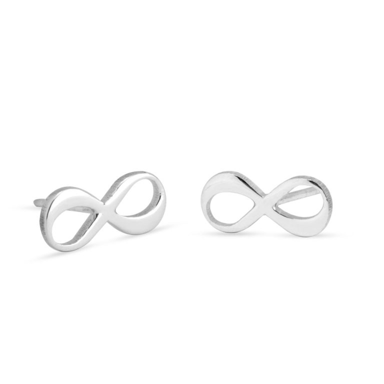 Infinity Stud Earring