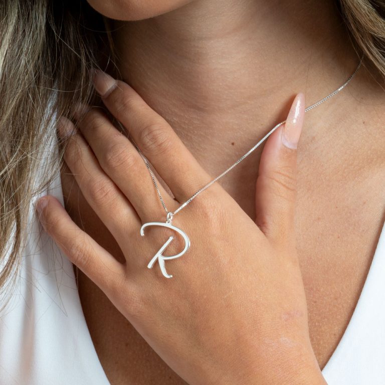 Cursive Initial Necklace