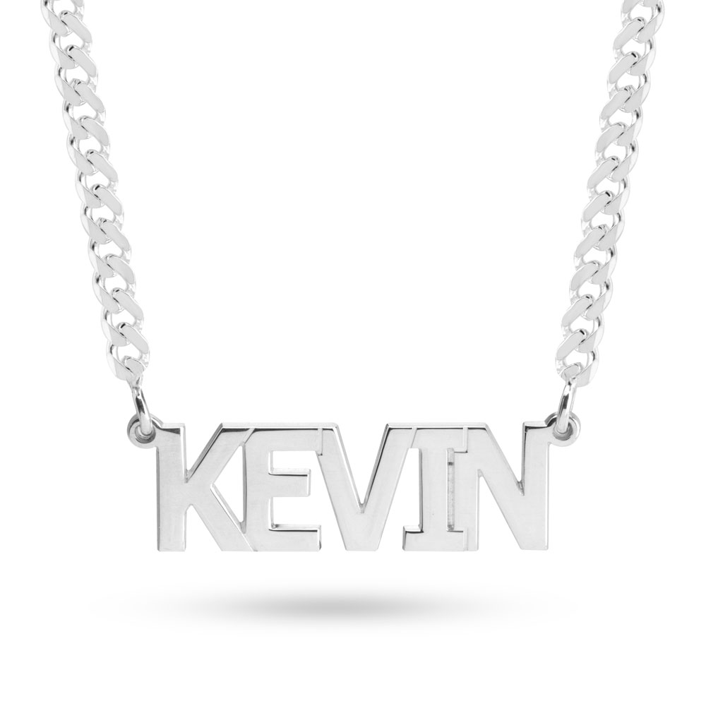 Cuban Name Necklace for Men