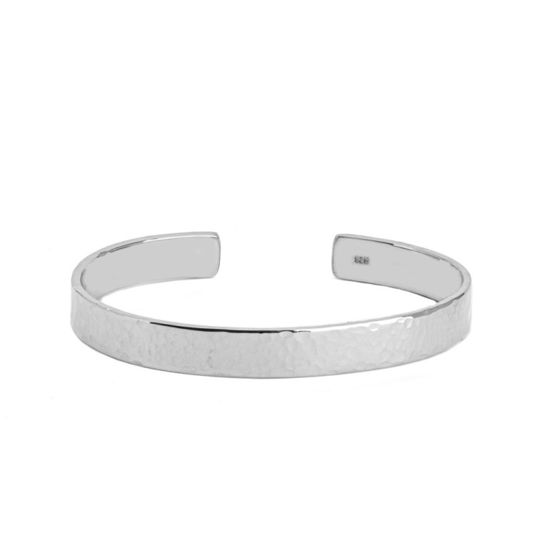 Hammered Hidden Message Bangle 